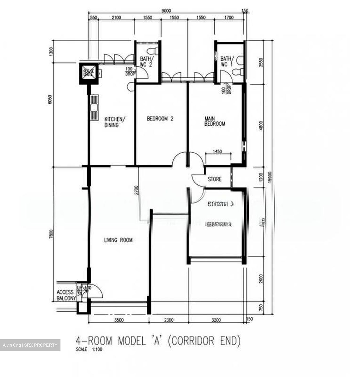 Blk 883 Tampines Spring (Tampines), HDB 4 Rooms #601570351